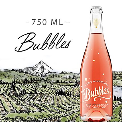 A to Z Wine Rose Bubbles - 750 Ml - Image 3