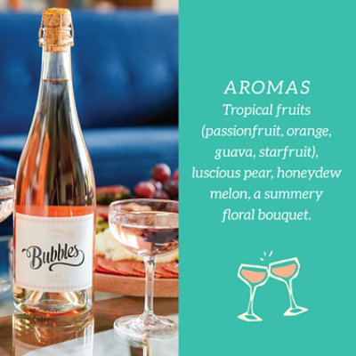 A to Z Wine Rose Bubbles - 750 Ml - Image 2