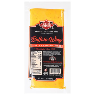 Dietz & Watson Buffalo Wing NY State Cheddar Cheese - Image 3