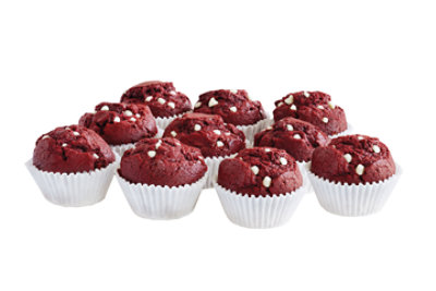 Bakery Muffins Red Velvet 7 Count - Each