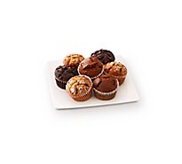 Fresh Baked Blueberry Chocolate Bran Assorted Muffins - 7 Count