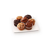 Fresh Baked Blueberry Chocolate Bran Assorted Muffins - 7 Count - Image 1