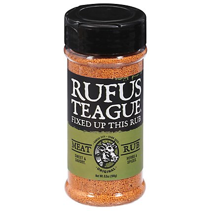 Rufus Teague Original Fixed Up Meat Rub - 6.5 Oz - Image 1