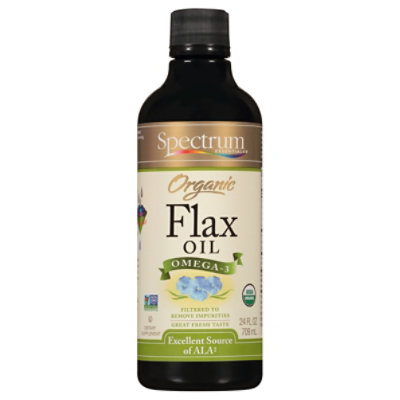 Spectrum  Oil Flax Veg Omega 3 Org - 24 Oz - Image 2
