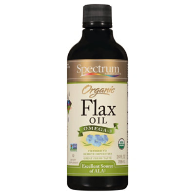 Spectrum  Oil Flax Veg Omega 3 Org - 24 Oz