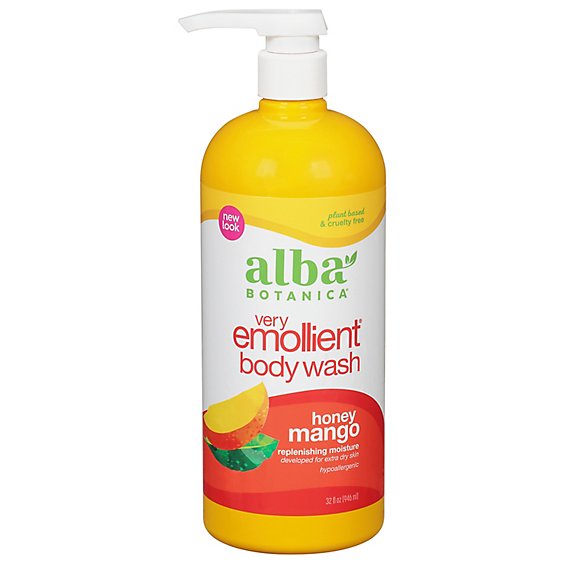 Alba Botanica Honey Mango Bath & Shower Gel - 32 Oz