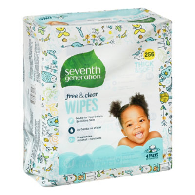 seventh generation free and clear baby wipes