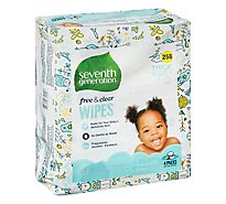 Seventh Generation Baby Wipes Thick & Strong Free & Clear Refill - 256 Count