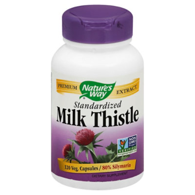 Natures W Milk Thistle Std 120vegcp - 120 Count - Image 1