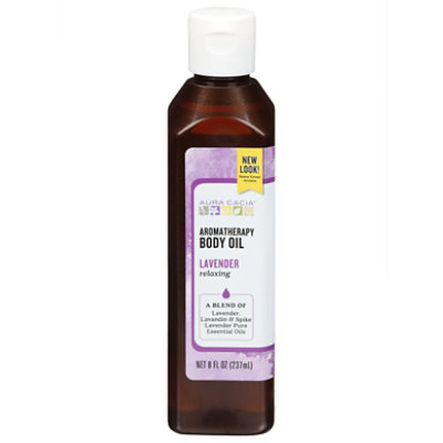 Aura Cacia Body Oil Lavender Harvest - 8 Oz