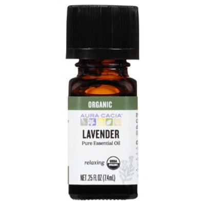 Aura Cacia Ess Oil Org Lavender - 0.25 Oz - Image 3