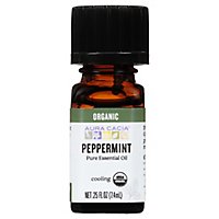 Aura Cacia Essential Oil Organic Peppermint - 0.25 Oz - Image 3