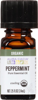 Aura Cacia Essential Oil Organic Peppermint - 0.25 Oz - Image 2