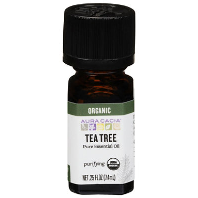 Aura Cacia Essential Oil Organic Tea Tree - 0.25 Oz - Image 3