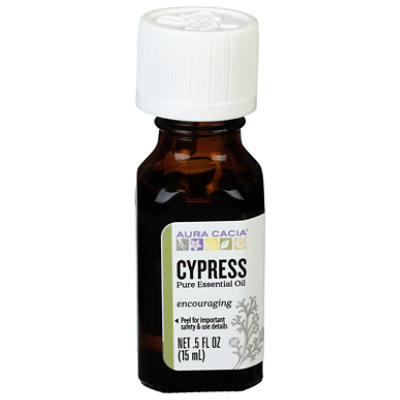Aura Cacia Essential Oil Cypress - 0.5 Oz - Image 1
