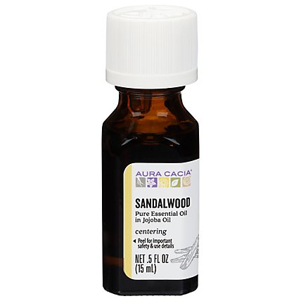 Aura Cacia Essential Oil Sandalwood - 0.5 Oz - Image 2