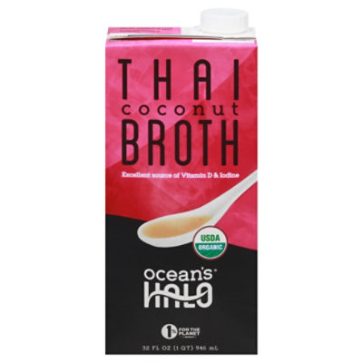 Oceans Halo Broth Organic Thai Coconut - 32 Fl. Oz. - Image 3