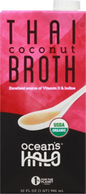 Oceans Halo Broth Organic Thai Coconut - 32 Fl. Oz. - Image 2