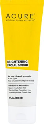 Acure Scrub Facial Brightening - 4 Fl. Oz. - Image 2