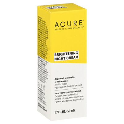 Acure Cream Night - 1.7 Oz - Image 1