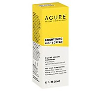 Acure Cream Night - 1.7 Oz