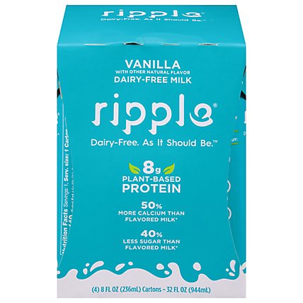 Ripple Milk Aseptic Vanilla 4pk - 32 Fl. Oz. - Image 3