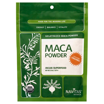 Navitas Maca Pwdr Geltnzd Org - 8 Oz