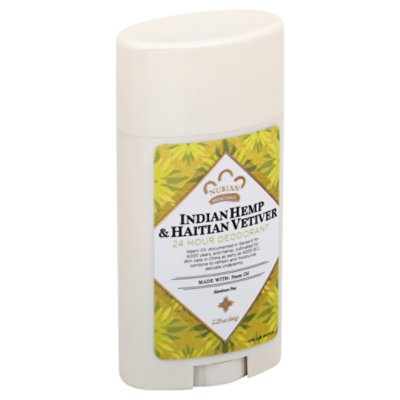 Nubian He Deodorant Ind Hemp Vetivr - 2.25 Oz