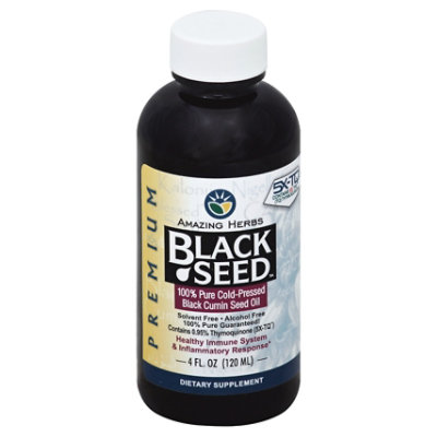 Amazing Herbs Premium Black Seed Oil - 4 Oz