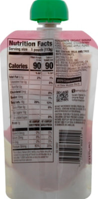 O Organics Organic Baby Food Stage 2 Banana Strawberry & Apple - 4 Oz - Image 5