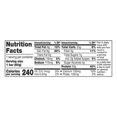 Oh Yeah! Protein Bar One 1g Sugar Almond Bliss - 2.12 Oz - Image 4