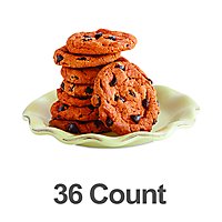 Bakery Cookies Pumpkin With Ghirardelli Chocolate 36 Count - Each - Image 1