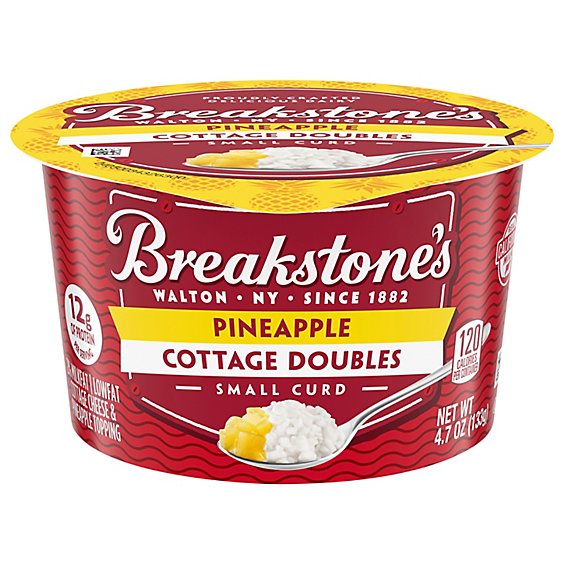 Breakstones Cottage Doubles Cottage Cheese And Fruit Pineapple - 4.7 Oz