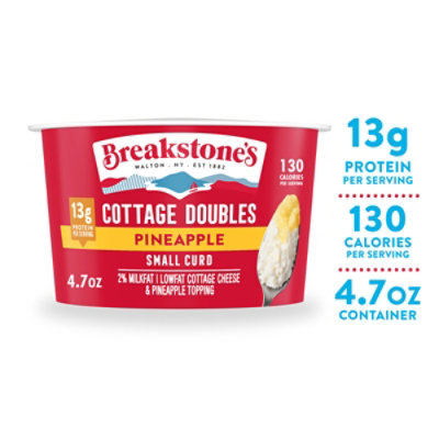 Breakstones Cottage Doubles Cottage Cheese And Fruit Pineapple - 4.7 Oz - Image 2