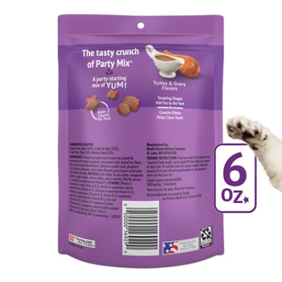 Purina Friskies Party Mix Turkey And Gravy Cat Treats - 6 Oz - Image 5