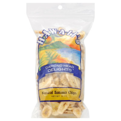 Hawaii Diamond Head Delight Banana Chip - 15 Oz
