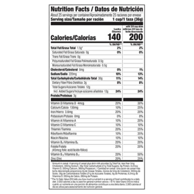 Gmills Lcky Chrms Tstd Oat Cereal W Mrshmlws - 32 Oz - Image 3