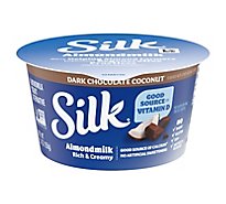 Silk Yogurt Alternative Dairy Free Dark Chocolate Coconut Almondmilk - 5.3 Oz