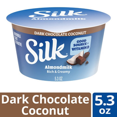 Silk Yogurt Alternative Dairy Free Dark Chocolate Coconut Almondmilk - 5.3 Oz