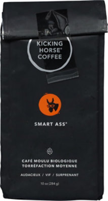Kicking Horse Coffee Ground Medium Roast Smart Ass - 10 Oz - Image 4