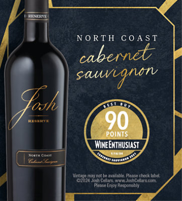 Josh Cellars Reserve North Coast Cabernet Sauvignon - 750 Ml - Image 2