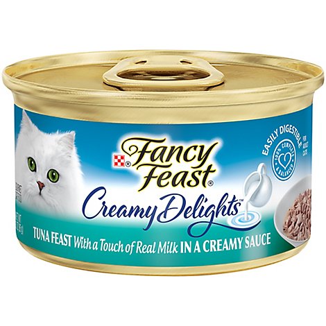 Fancy Feast Cat Food Wet Creamy Delights Tuna - 3 Oz