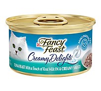 Fancy Feast Cat Food Wet Creamy Delights Tuna - 3 Oz