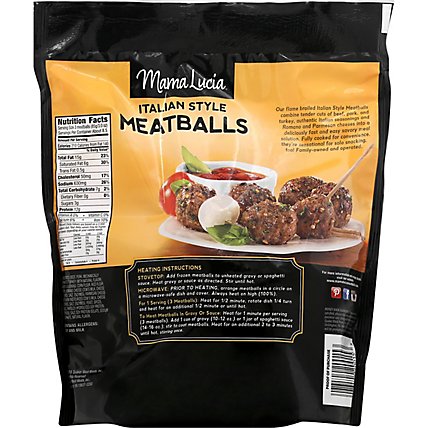 Mama Lucia Meatballs Italian Style Dinner Size - 30 Oz - Image 5