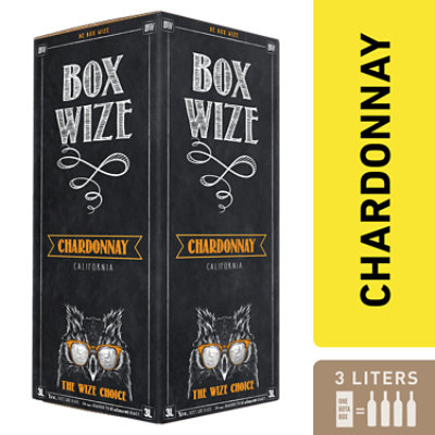 Box Wize Chardonnay Wine - 3 Liter