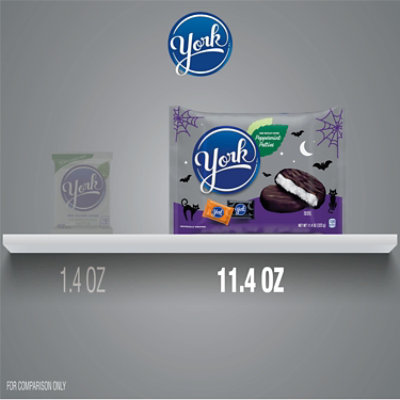 YORK Dark Chocolate Peppermint Patties Halloween Candy Bag - 11.4 Oz - Image 5