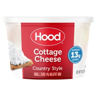 Hood No Salt Added Low Fat Cottage Cheese - 16 Oz - Shaw's