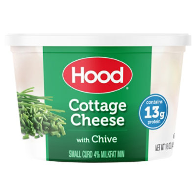 Hood Cottage Cheese With Chive - 16 Oz - Image 1