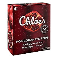 Chloes Pops Pomegranate - 4-2.5 Fl. Oz. - Image 1