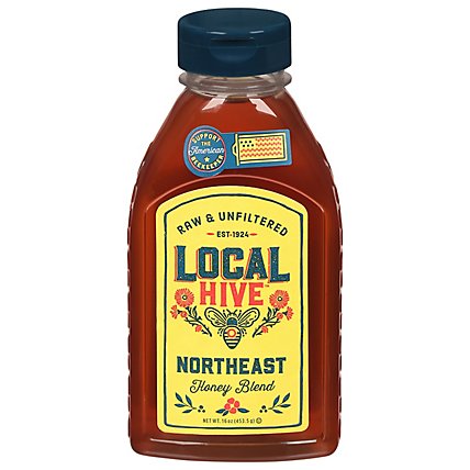 Local Hive Honey Raw & Unfiltered Northeast - 16 Oz - Image 3